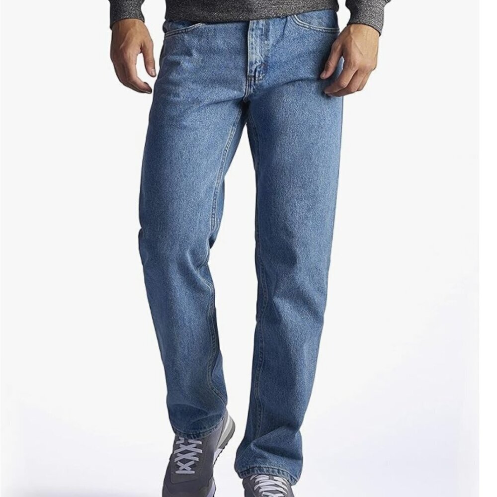 NWT Lee Men's Regular Fit Straight Leg Jean, light stone, 34Wx32L